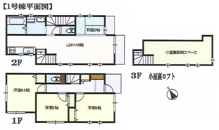 Floor plan. 41,800,000 yen, 3LDK + S (storeroom), Land area 102.36 sq m , Building area 81.8 sq m