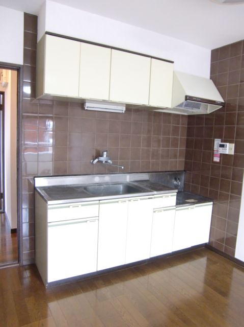 Kitchen. Gas stove is can be installed in the kitchen