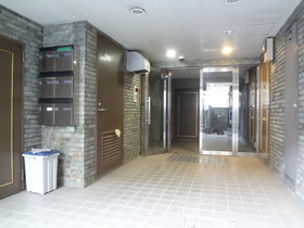 Entrance. There is a security camera