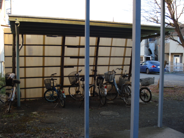 Other common areas. There is also a shared bicycle parking