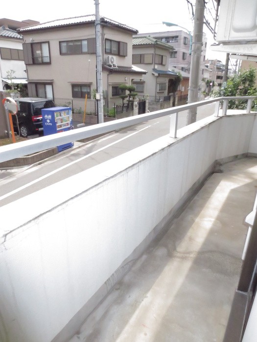 Balcony. Wide veranda