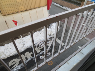Balcony. Flower box