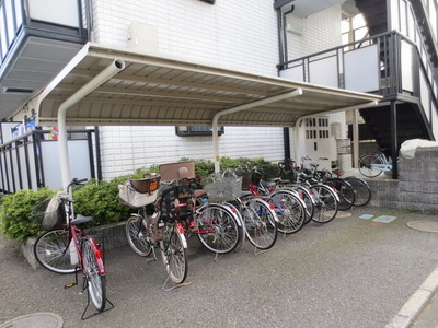 Other common areas. Bicycle parking space