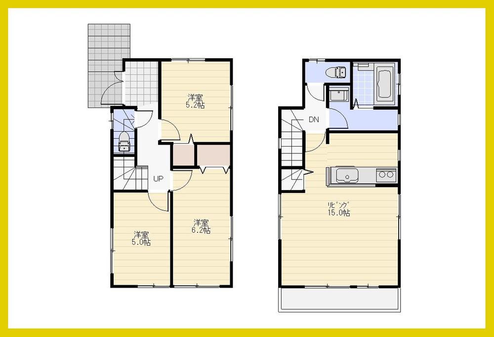 Floor plan. 36,800,000 yen, 3LDK, Land area 95.35 sq m , Building area 75.76 sq m floor plan