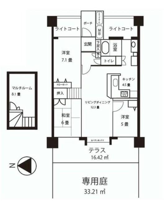 Floor plan. 3LDK + S (storeroom), Price 28.8 million yen, Occupied area 93.52 sq m