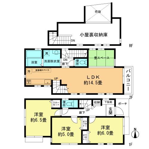Floor plan. 41,800,000 yen, 4LDK, Land area 102.38 sq m , Building area 81.8 sq m