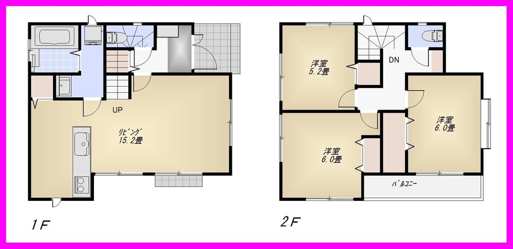Floor plan. (C Building), Price 35,500,000 yen, 3LDK, Land area 100.1 sq m , Building area 79.28 sq m
