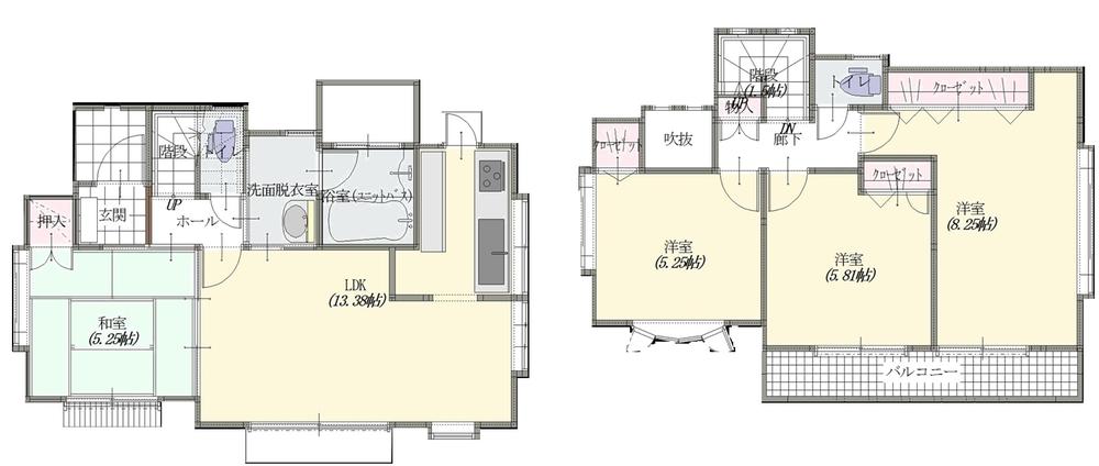 Floor plan. (15 Building), Price 45,800,000 yen, 4LDK, Land area 110 sq m , Building area 86.21 sq m