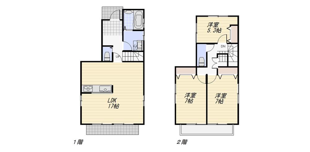 Floor plan. 39,800,000 yen, 3LDK, Land area 80 sq m , Building area 85.86 sq m