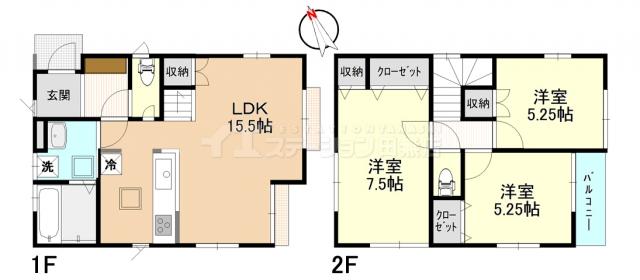 Floor plan. 39,900,000 yen, 4LDK, Land area 102.04 sq m , Building area 92.94 sq m 2 Building (34.8 million yen), Price is the cheapest Building.