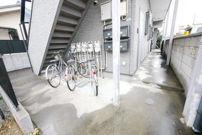 Other common areas. Bicycle parking space