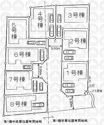The entire compartment Figure. All eight buildings This selling 7 buildings 1 Building: 111.68 sq m 2 Building: 111.68 sq m 3 Building: 111.69 sq m  Contracted 4 Building: 111.05 sq m 5 Building: 111.08 sq m 6 Building: 111.87 sq m 7 Building: 111.85 sq m 8 Building: 111.91 sq m
