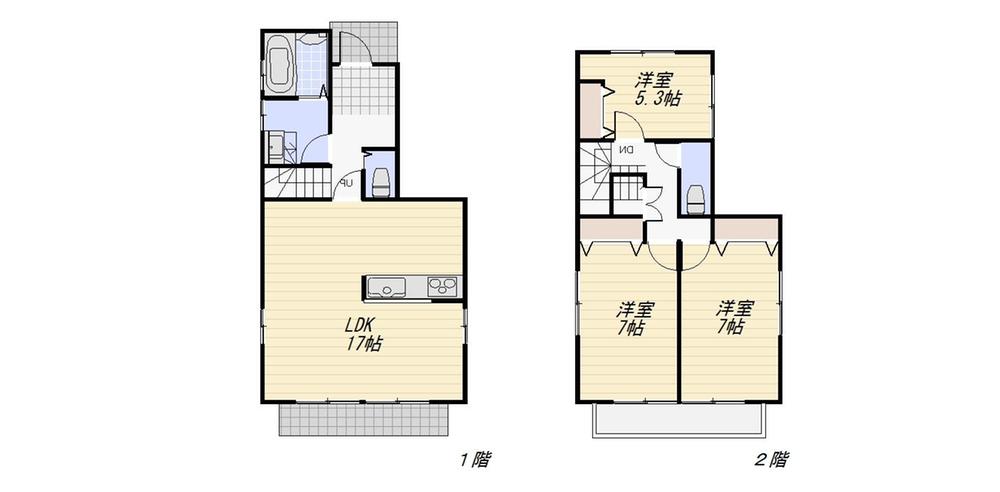 Floor plan. 40,800,000 yen, 3LDK, Land area 80 sq m , Building area 85.86 sq m