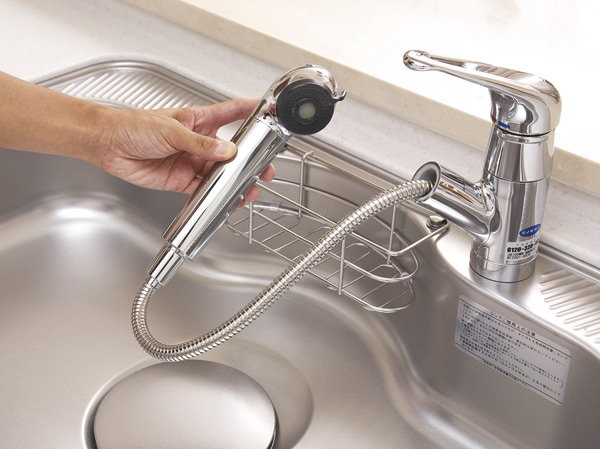 Kitchen.  [Water purifier integrated shower faucet] Hand shower faucet the water purifier is with. Cooking course, You can wash every corner of the sink, It is also useful to care.