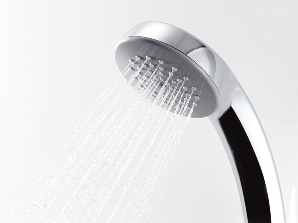 Bathing-wash room.  [Ekofuru multi-function shower] Impeller with a built-in head is raising the water pressure, It fell hard super-water-saving shower momentum even with a small amount of water. Up to 48% with a water-saving switch.
