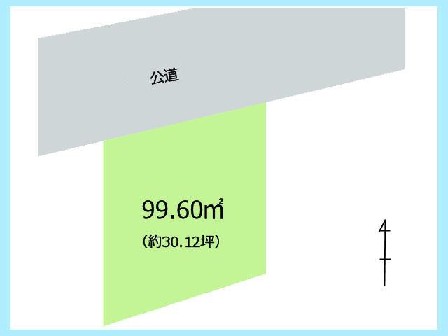 Compartment figure. Land price 29,800,000 yen, Land area 96 sq m