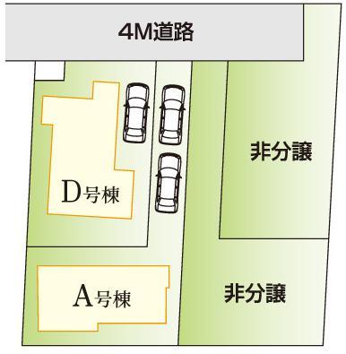 The entire compartment Figure. All four buildings site This selling 1 buildings A Building: 110.24 sq m (33.34 square meters)