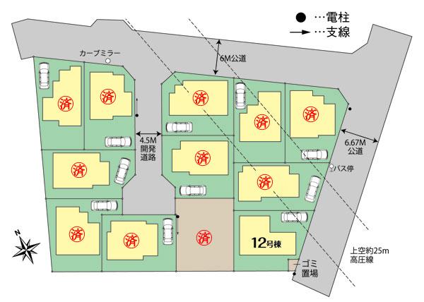 Compartment figure. 39,800,000 yen, 4LDK, Land area 117.61 sq m , Building area 92.73 sq m all 12 buildings in ・ The rest 1 building.