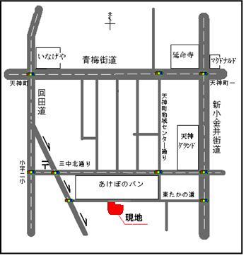 Local guide map. Information map