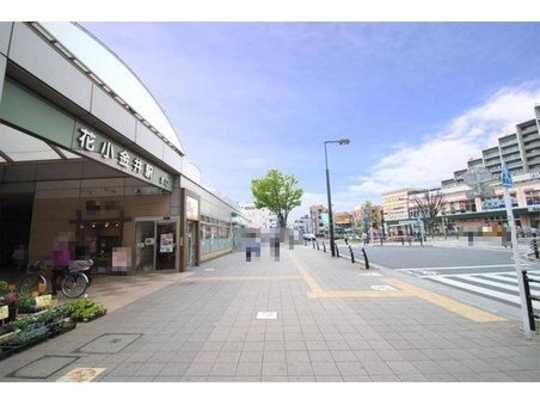 Local appearance photo. The property until the Seibu Shinjuku Line "Hanakoganei" is a 22-minute walk from the station.
