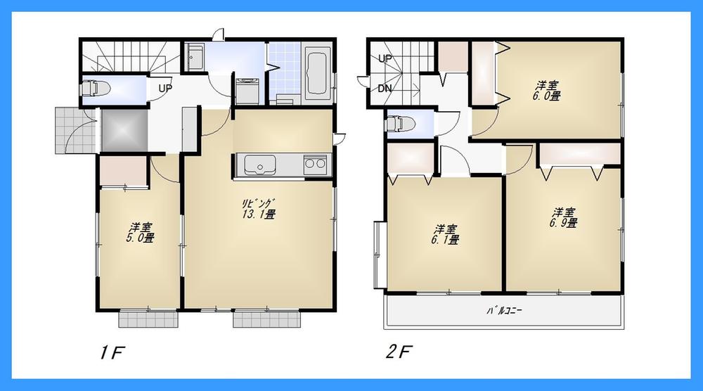 Floor plan. 34,800,000 yen, 4LDK, Land area 118.98 sq m , Building area 91.5 sq m floor plan