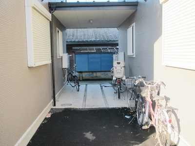 Other common areas. Bicycle parking space