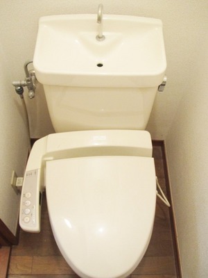 Toilet. With Washlet