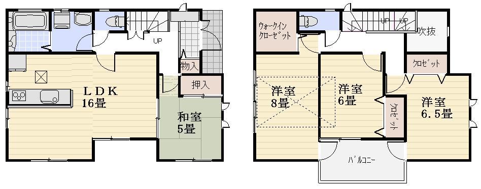 Floor plan. (7 Building), Price 33,800,000 yen, 4LDK, Land area 111.85 sq m , Building area 102.26 sq m