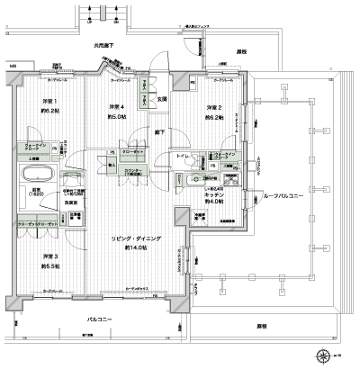 Floor: 4LDK + 2WIC, occupied area: 85.79 sq m, Price: 43,100,000 yen, now on sale