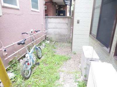 Parking lot. Bicycle-parking space