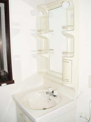 Washroom. Independent wash basin