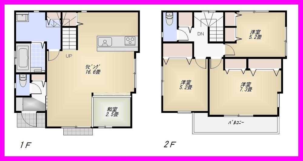 Floor plan. (C Building), Price 40,800,000 yen, 4LDK, Land area 116.48 sq m , Building area 87.78 sq m