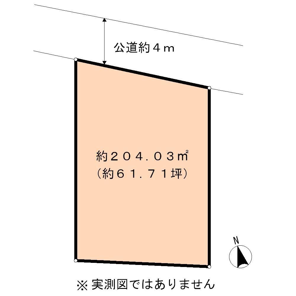 Compartment figure. Land price 55 million yen, Land area 204.03 sq m
