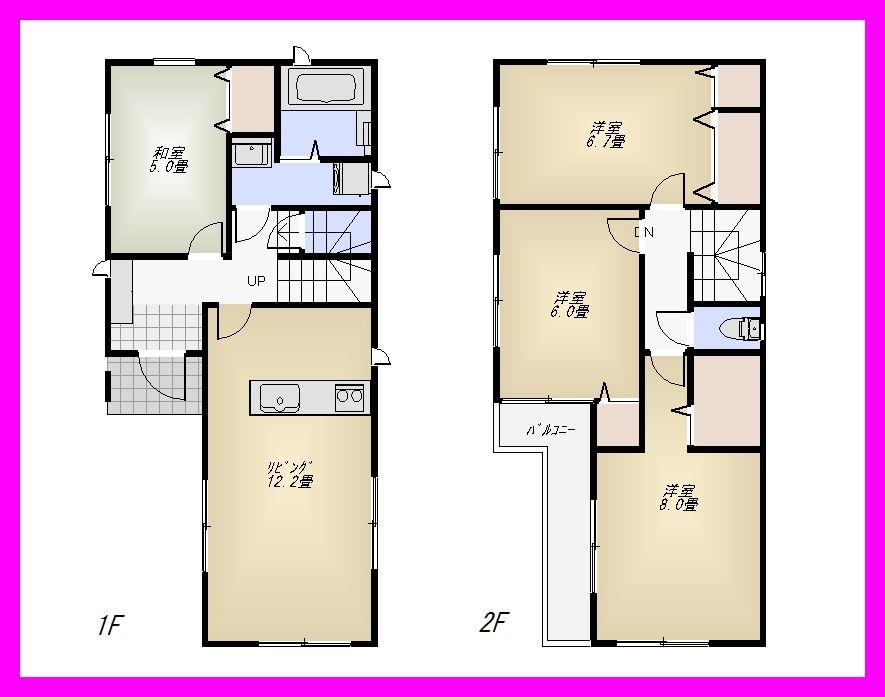 Floor plan. 36,800,000 yen, 3LDK + S (storeroom), Land area 117.7 sq m , Building area 88.69 sq m
