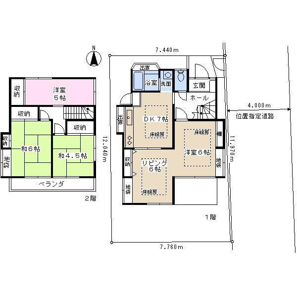 Floor plan. 34,800,000 yen, 3LDK, Land area 91 sq m , Building area 82.9 sq m floor plan