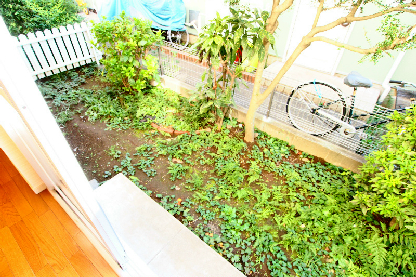 Balcony. You can also enjoy gardening in the private garden