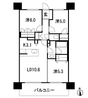 Floor: 3LDK + WIC (7 ~ 13F) / 2LDK + S (storeroom) + WIC (5 ~ 6F), the occupied area: 66.33 sq m, Price: 50,660,000 yen, now on sale