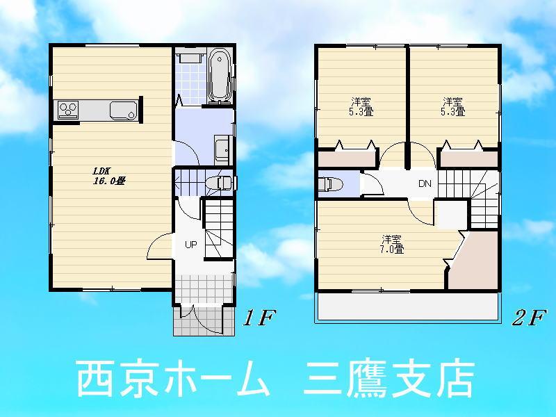 Floor plan. 42,800,000 yen, 3LDK, Land area 102.64 sq m , Building area 80.31 sq m