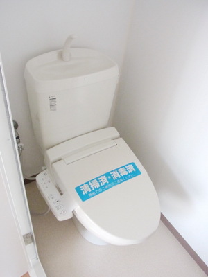 Toilet. Heating hot water washing toilet seat