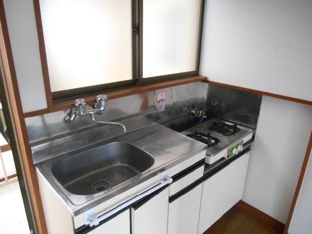 Kitchen. You can put two-burner gas stove, Recommended for self-catering school