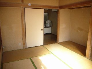 Living and room. South-facing Japanese-style rooms