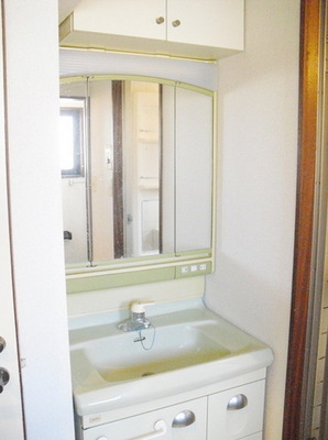 Washroom. Independent wash basin