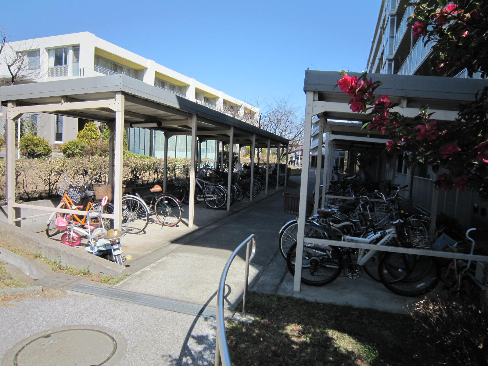 Other common areas. Place for storing bicycles