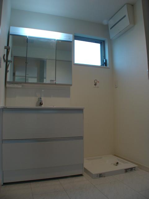 Wash basin, toilet. Vanity greet the fresh morning 