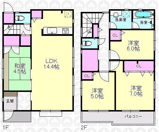Floor plan. JR Chuo Line ・ Seibu Tamako Line ・ Seibu Kokubunji Line "Kokubunji" station walk 13 minutes