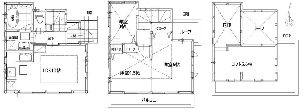 Floor plan. 33,800,000 yen, 3LDK, Land area 69.42 sq m , It is a building area of ​​55.52 sq m floor plan.  Compact while also, I kept in mind the life easy floor plan. 