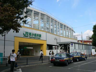 station. Until Higashikoganei 550m