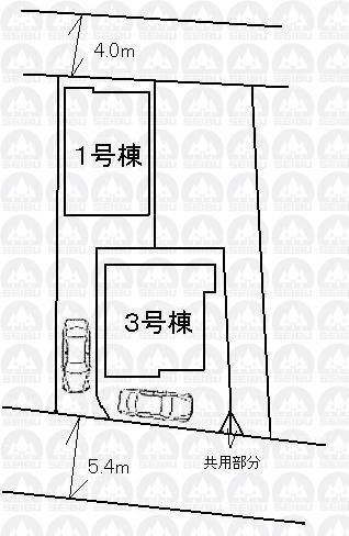 The entire compartment Figure. All three buildings site This selling 1 buildings Building 3: 98.20 sq m (29.70 square meters)