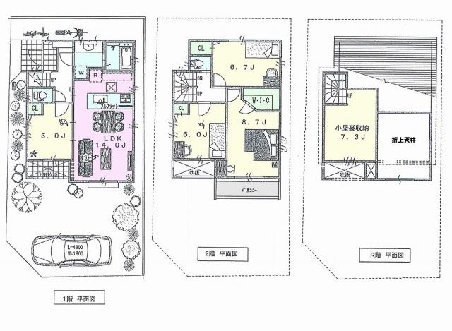 Floor plan. 59,800,000 yen, 4LDK, Land area 118.64 sq m , Building area 93.64 sq m