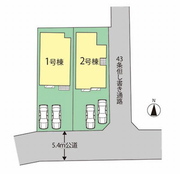 Compartment figure. 52,800,000 yen, 4LDK, Land area 127.95 sq m , Building area 100.09 sq m
